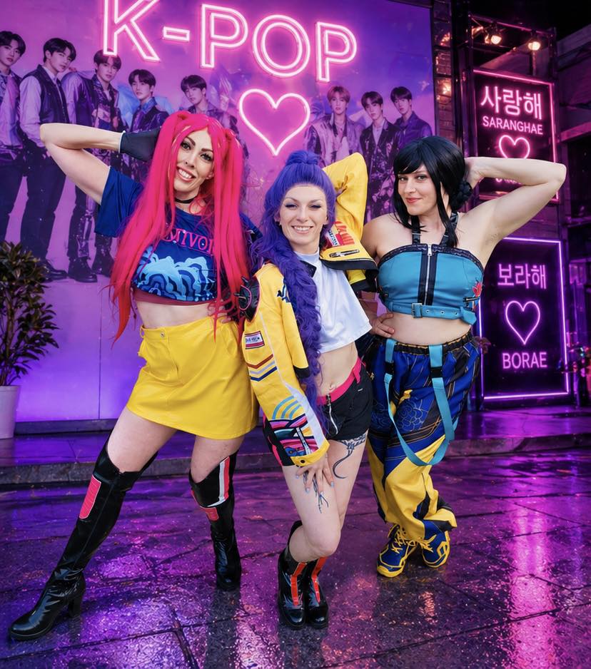 K-Pop Demon Hunters Tribute Performers